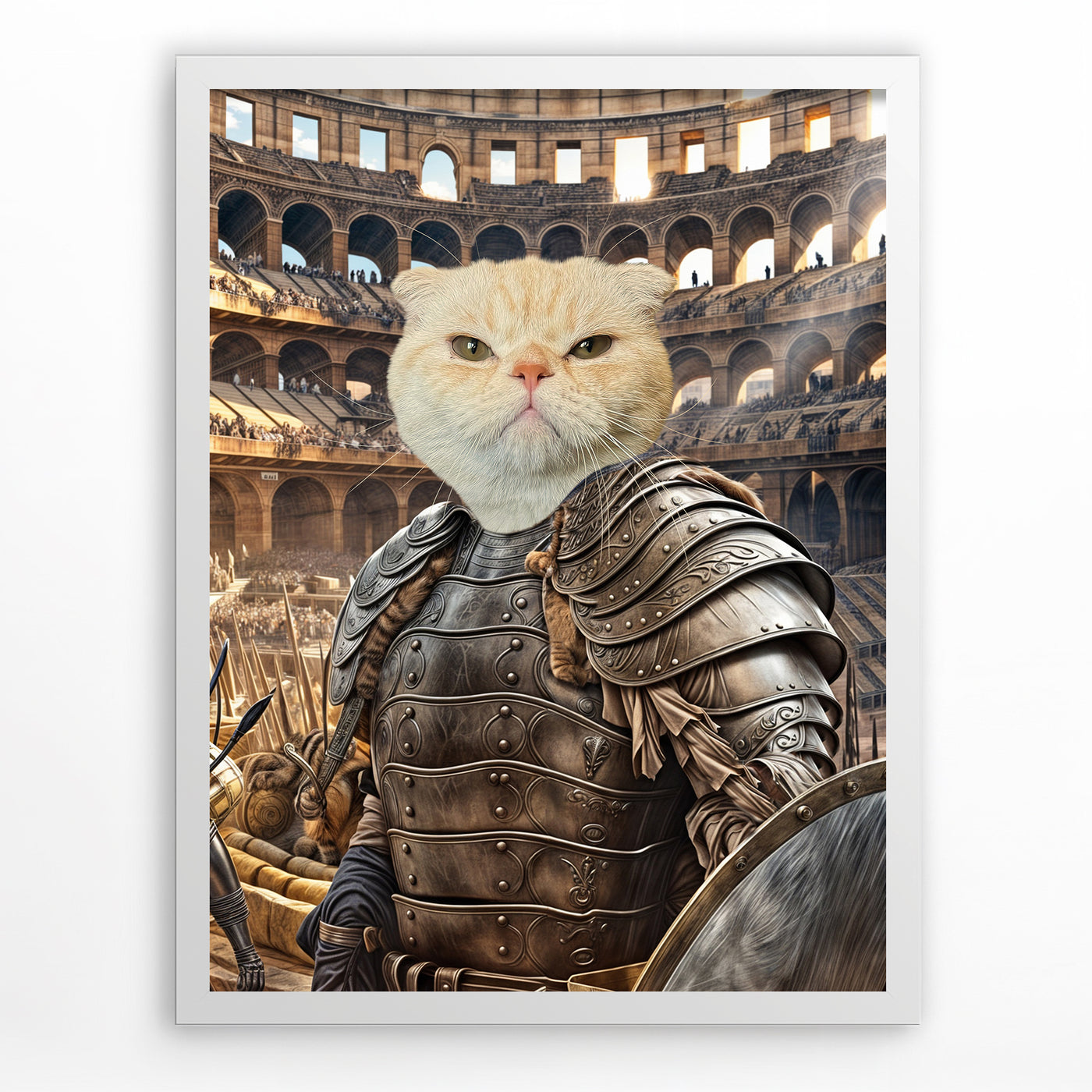 The Gladiator - Custom Pet Portrait