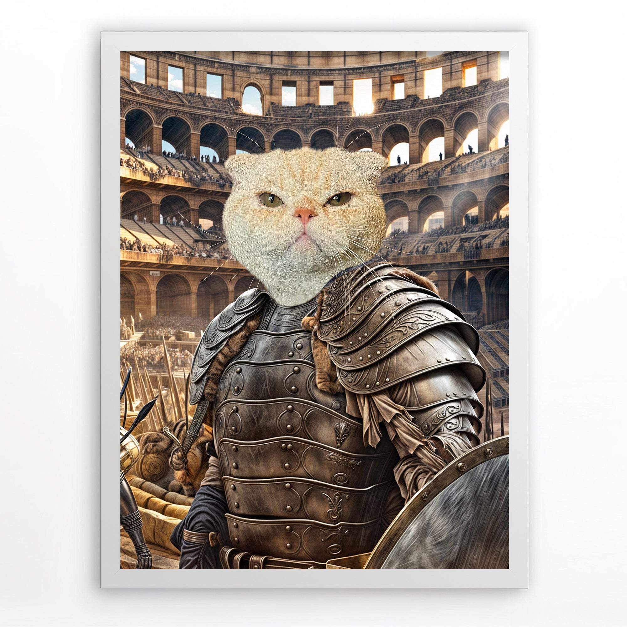 The Gladiator - Custom Pet Portrait