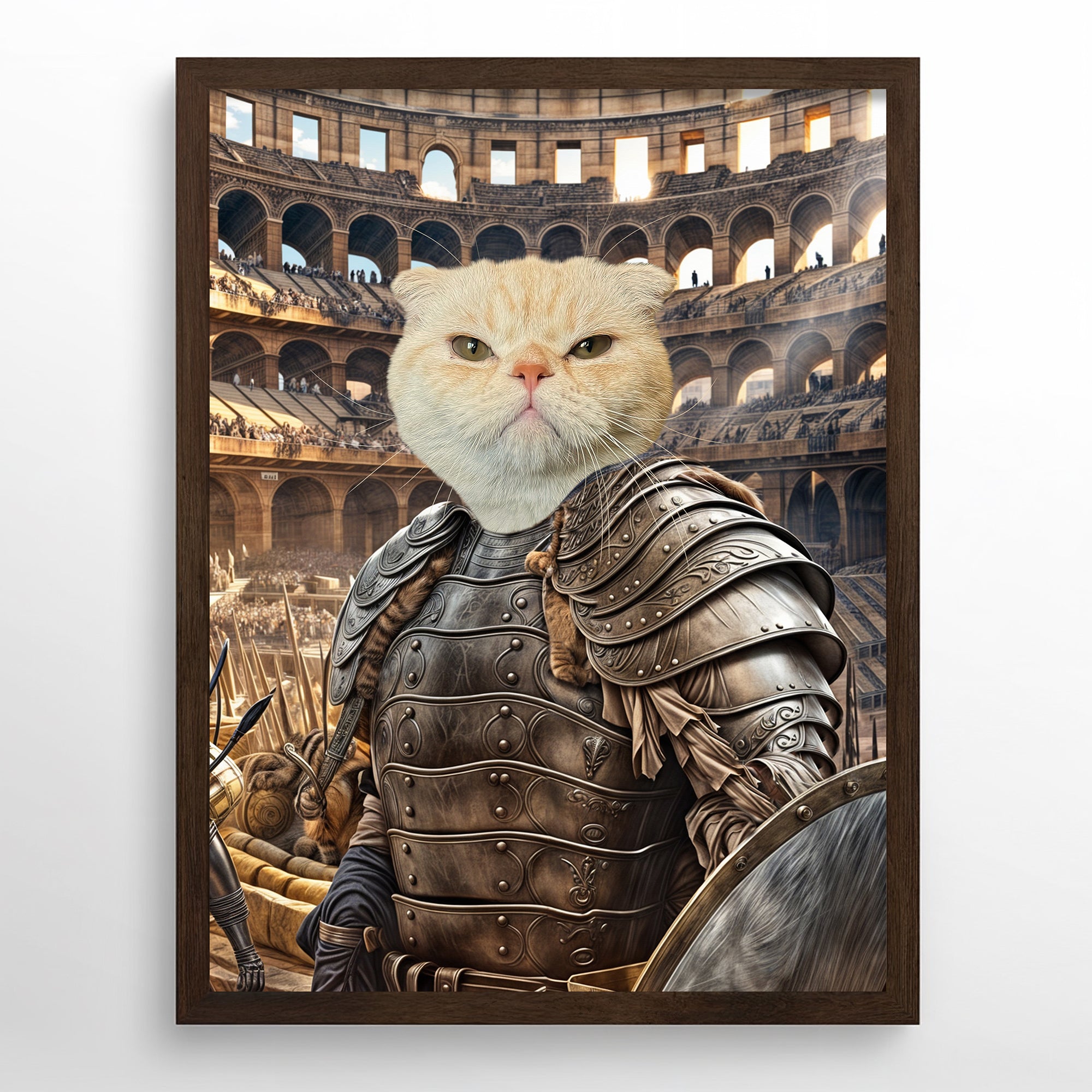 The Gladiator - Custom Pet Portrait