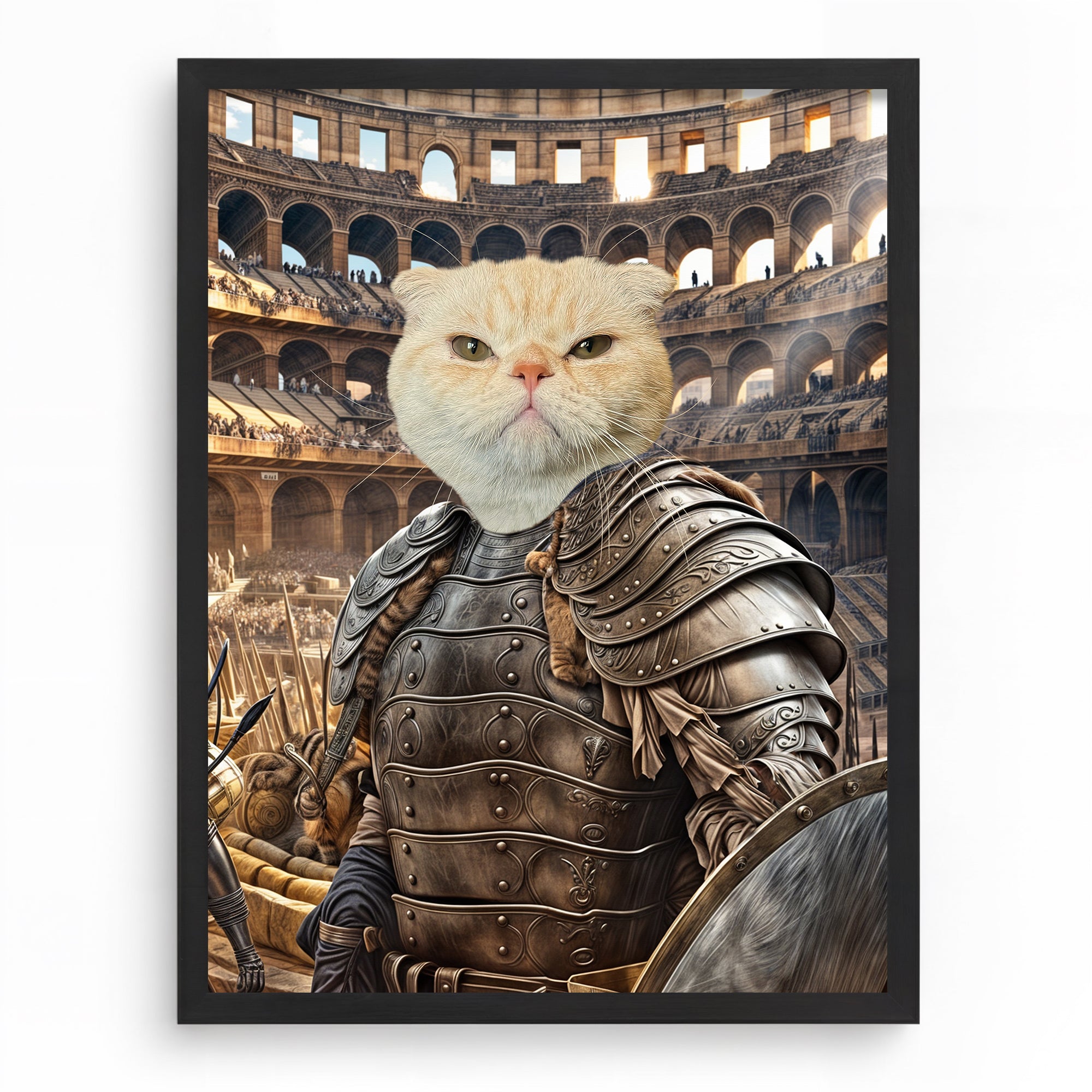 The Gladiator - Custom Pet Portrait