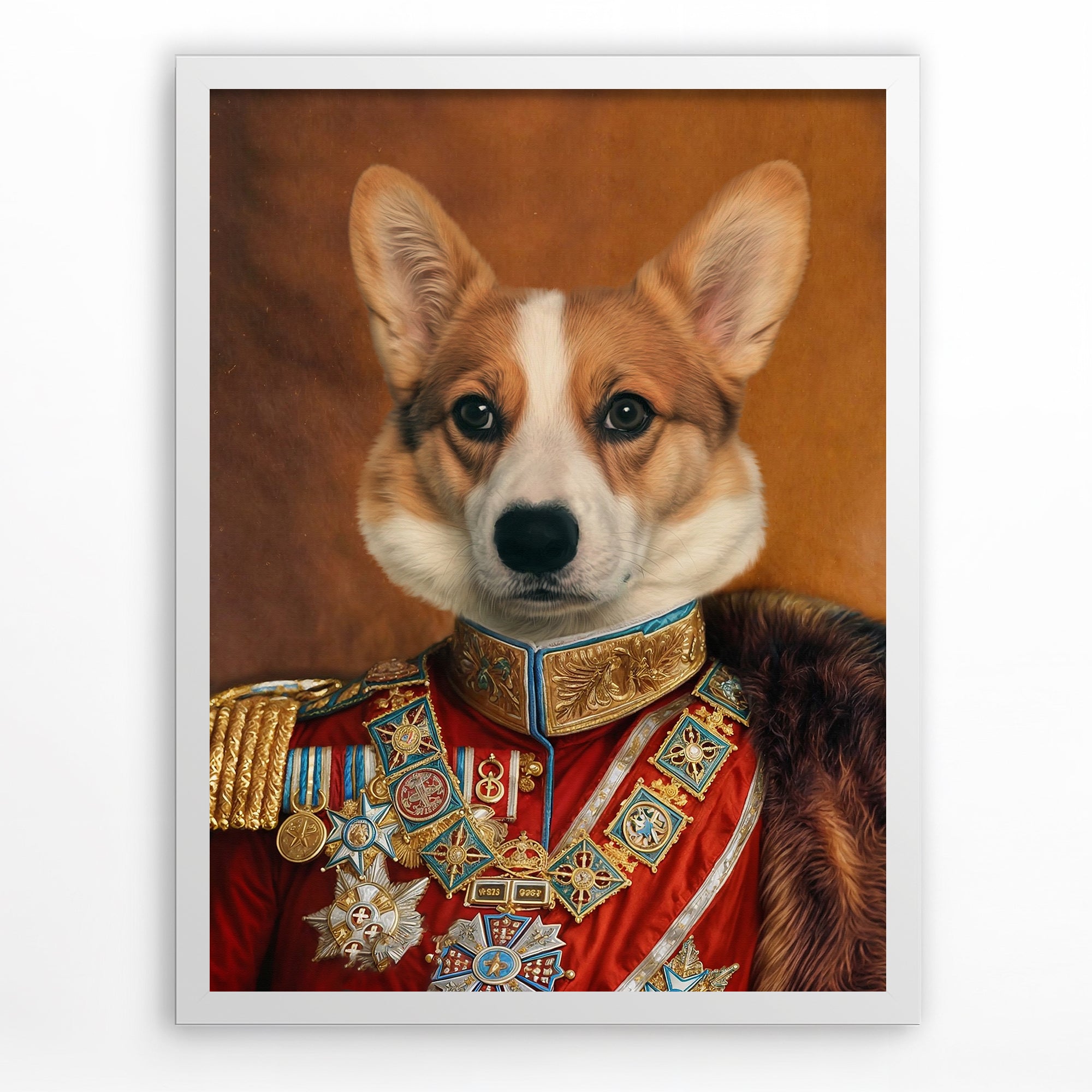 Captain Floofer - Custom Pet Portrait