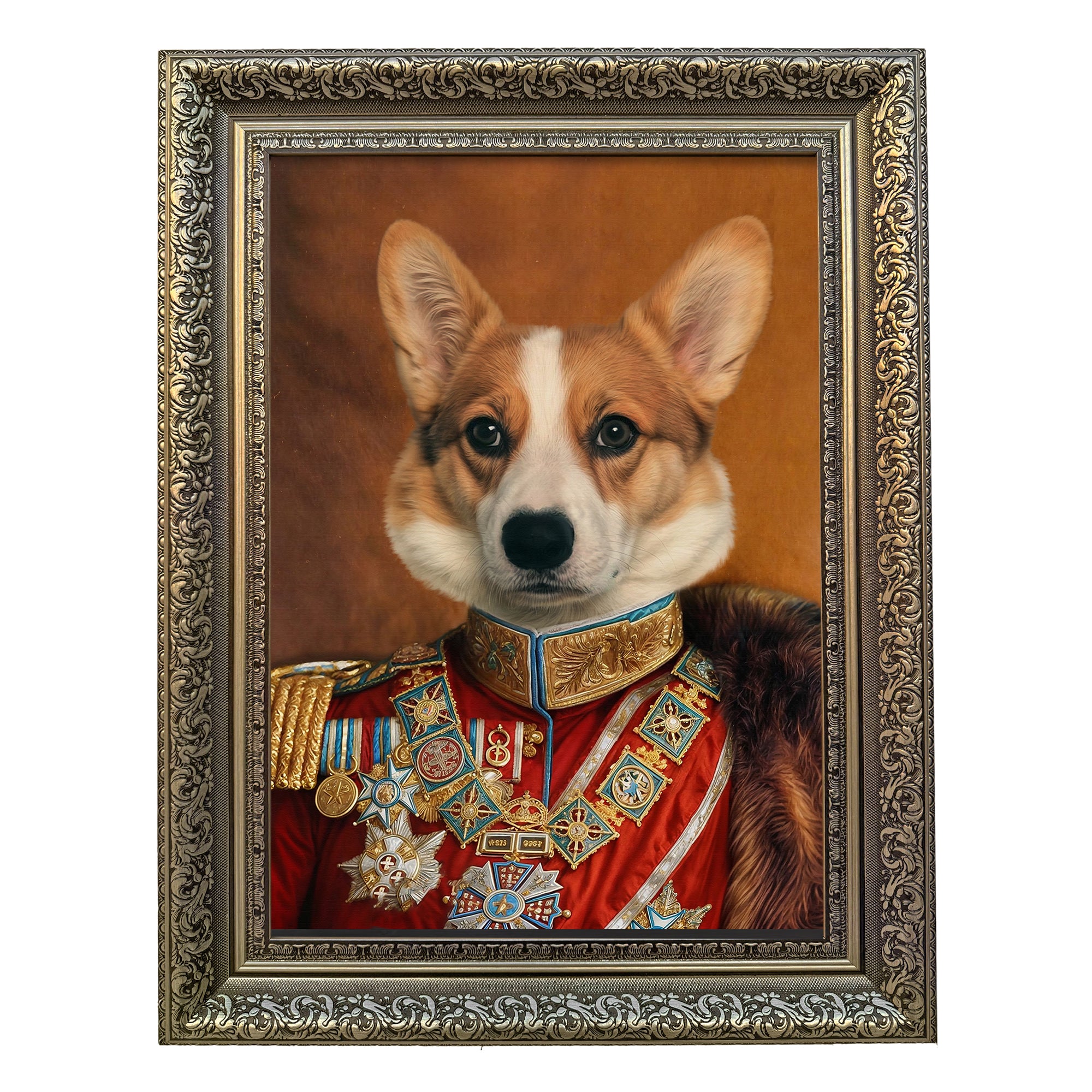 Captain Floofer - Custom Pet Portrait