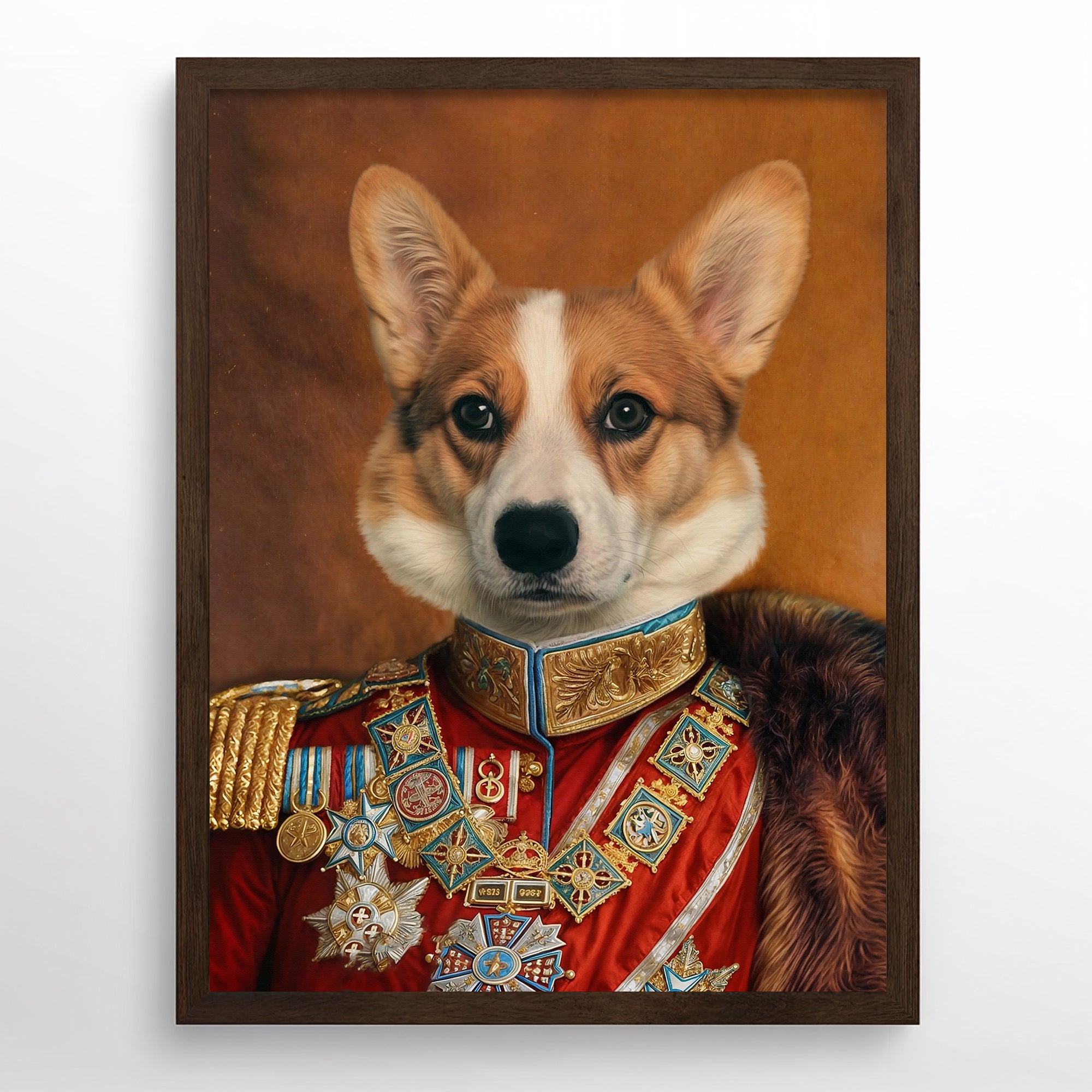 Captain Floofer - Custom Pet Portrait
