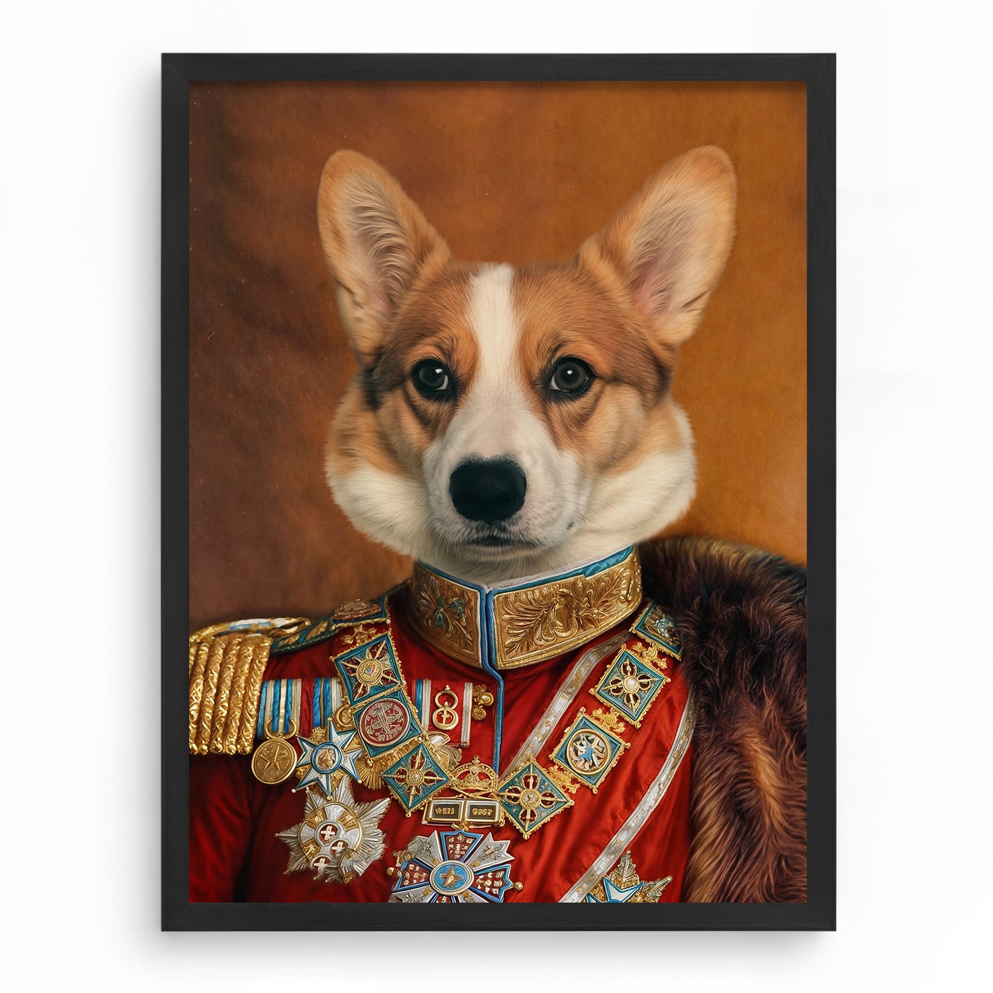 Captain Floofer - Custom Pet Portrait