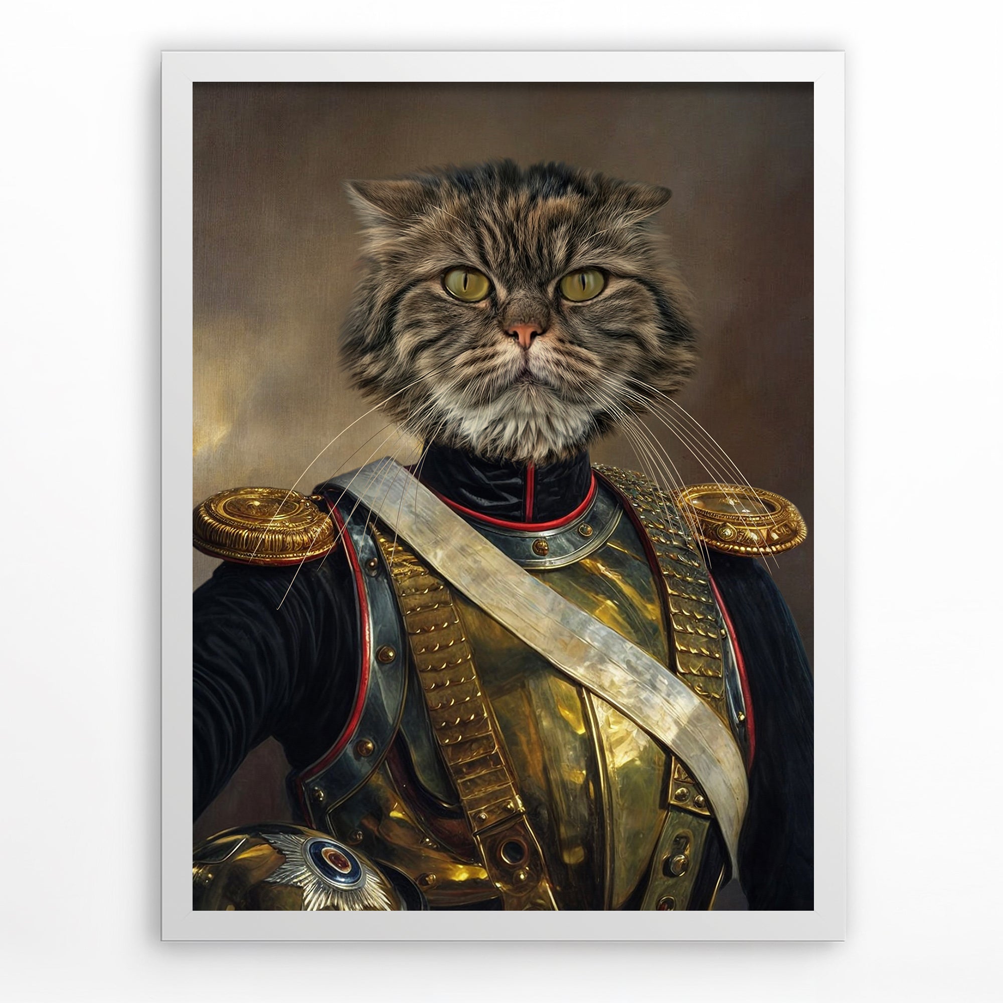 Admiral Floofington - Custom Pet Portrait