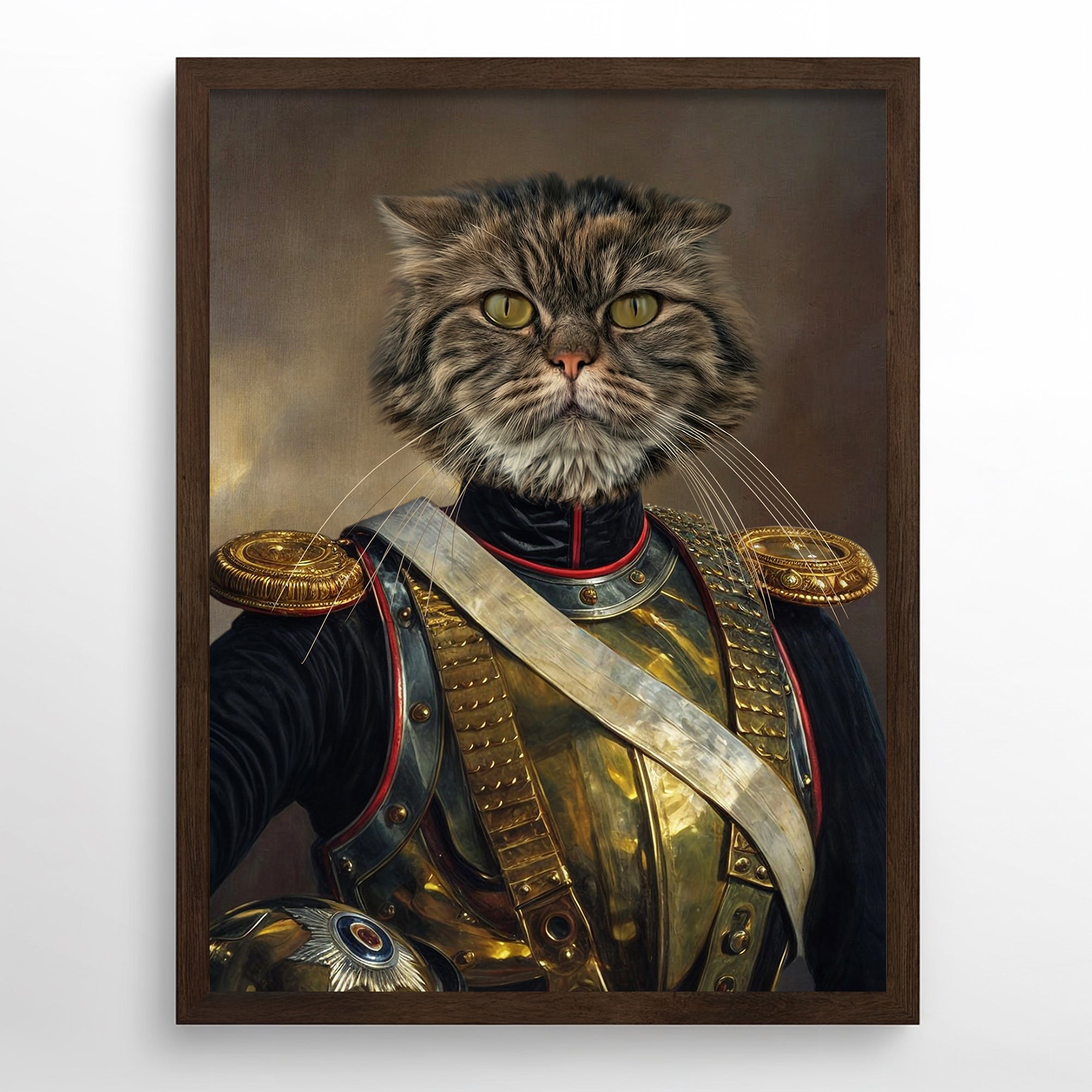 Admiral Floofington - Custom Pet Portrait