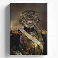 Admiral Floofington - Custom Pet Portrait