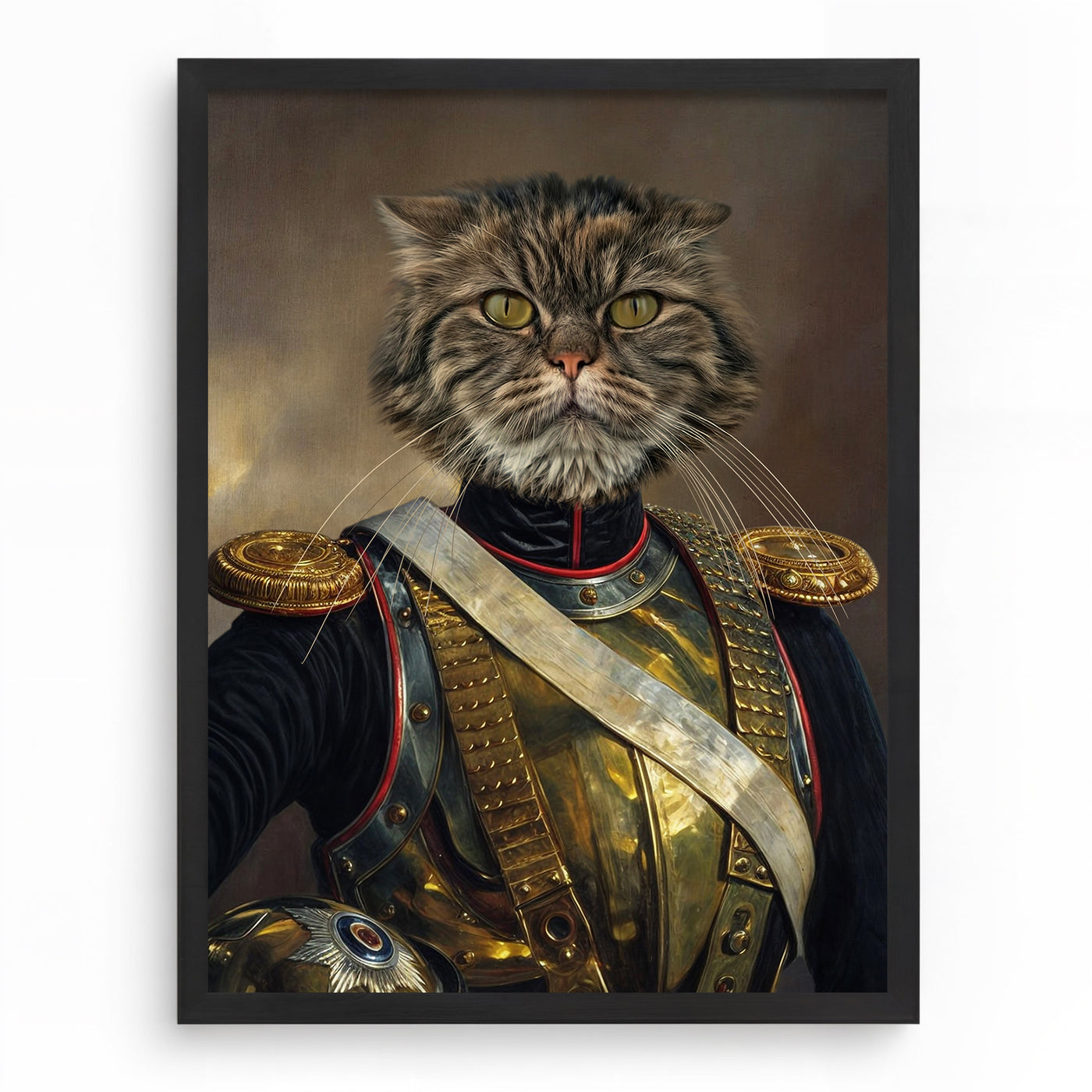 Admiral Floofington - Custom Pet Portrait