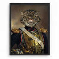 Admiral Floofington - Custom Pet Portrait