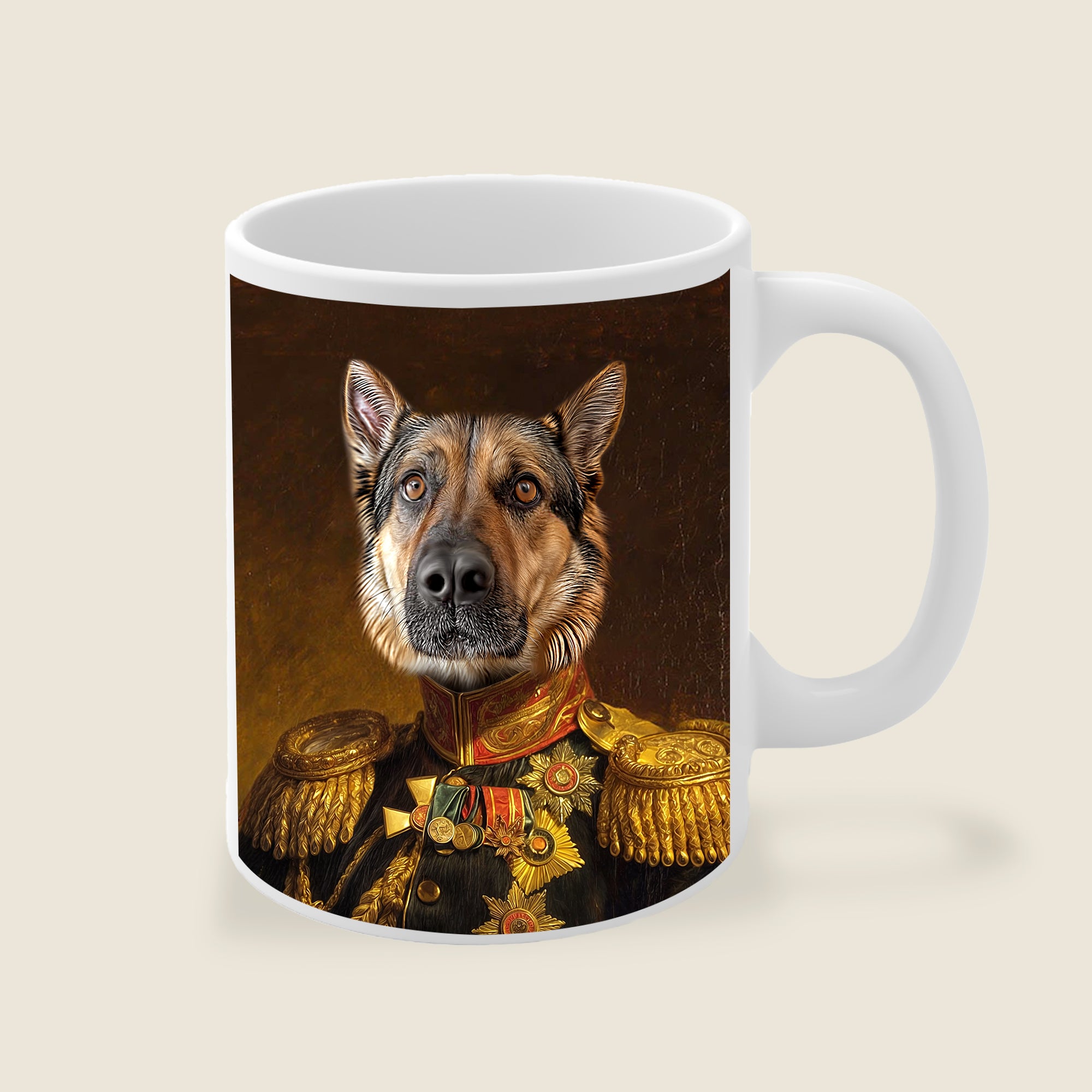 Historic Honor Pet Portrait - Custom Pet Mug