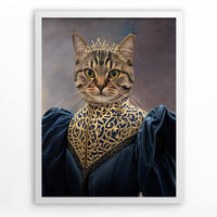 Queen Whiskerella - Custom Pet Portrait