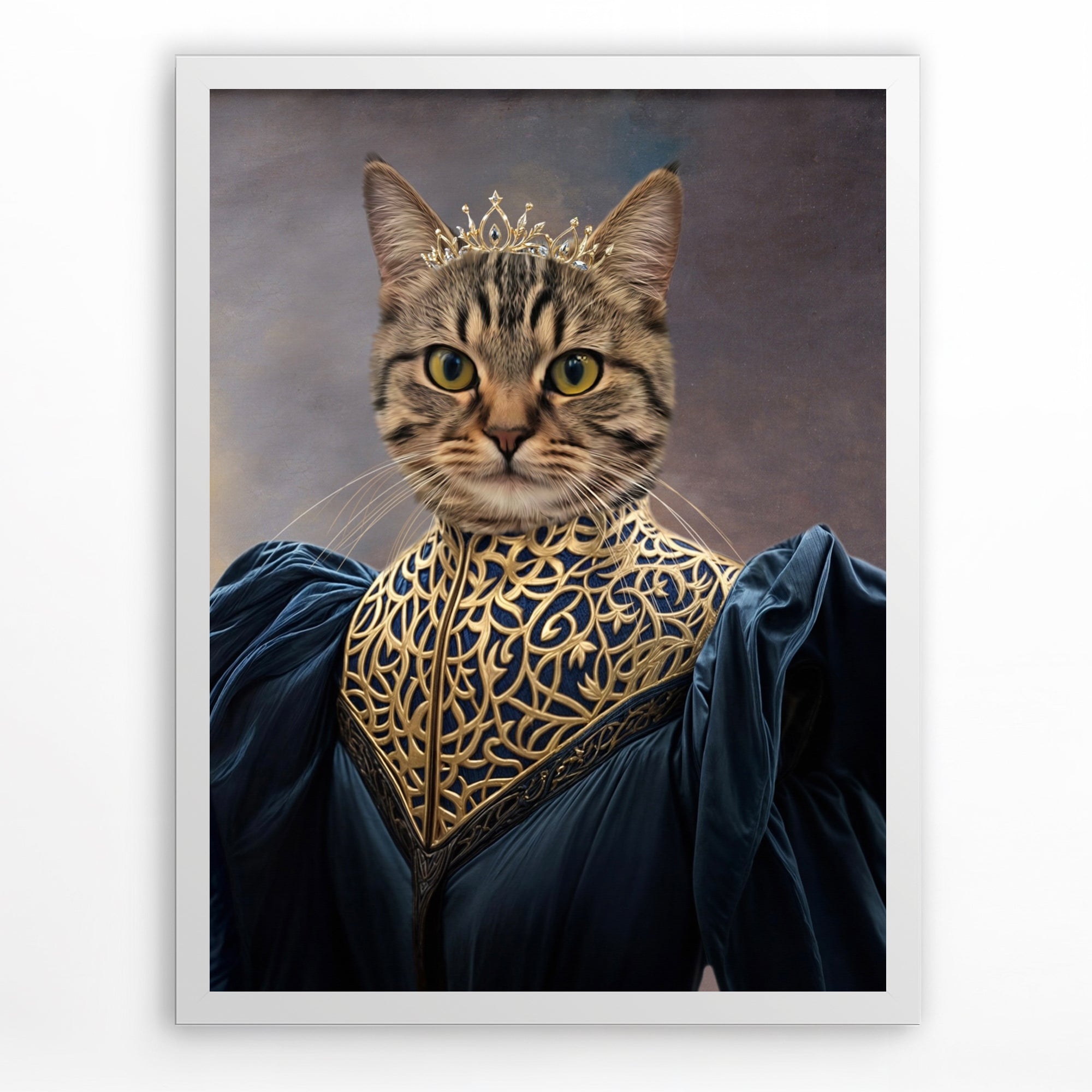 Queen Whiskerella - Custom Pet Portrait