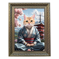 Sakura Samurai - Custom Pet Portrait