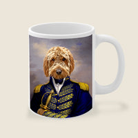 Royal Officer Pet Portrait - Custom Pet Mug