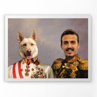 Companions in Uniform - Custom Pet Portrait