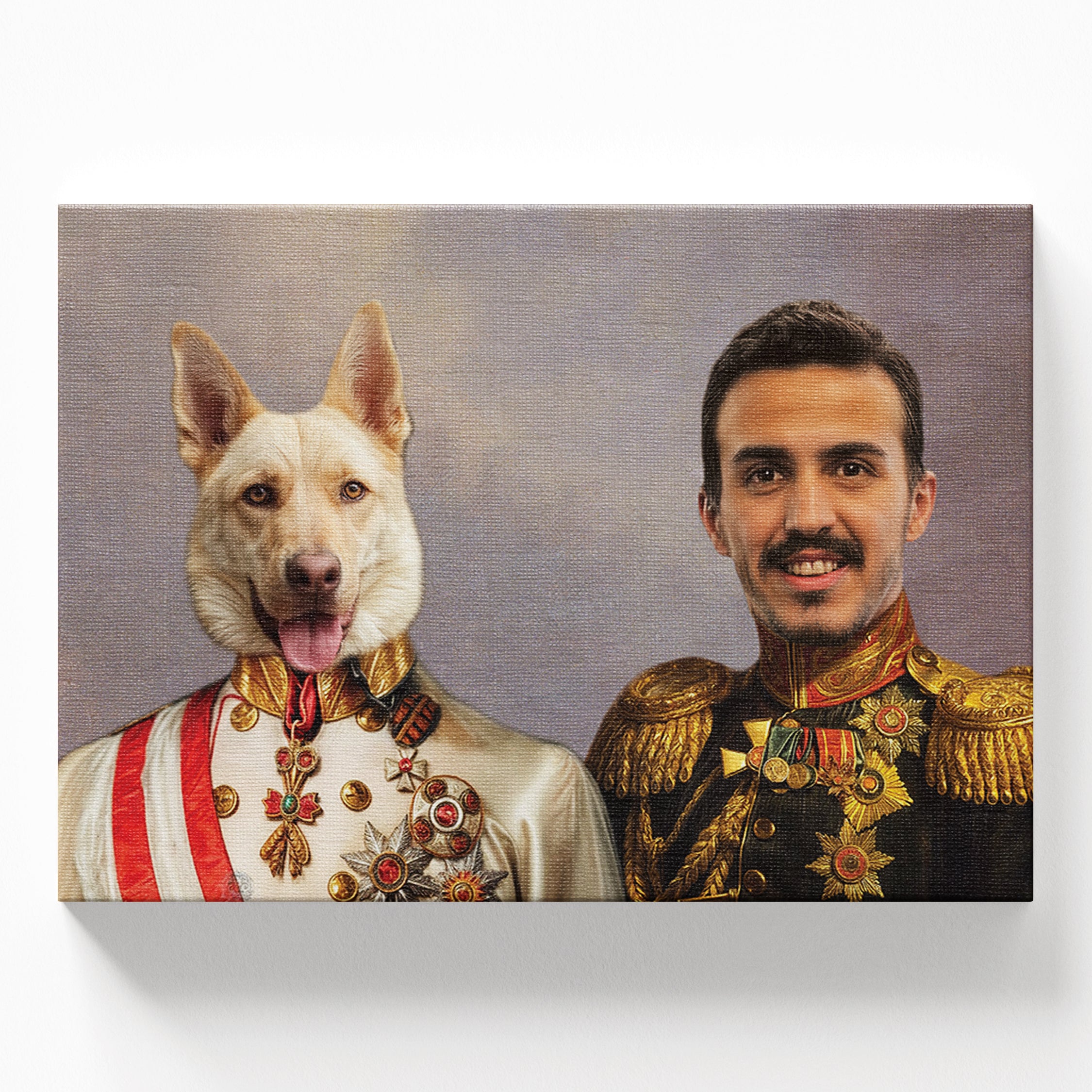 Companions in Uniform - Custom Pet Portrait