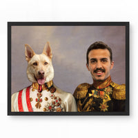 Companions in Uniform - Custom Pet Portrait
