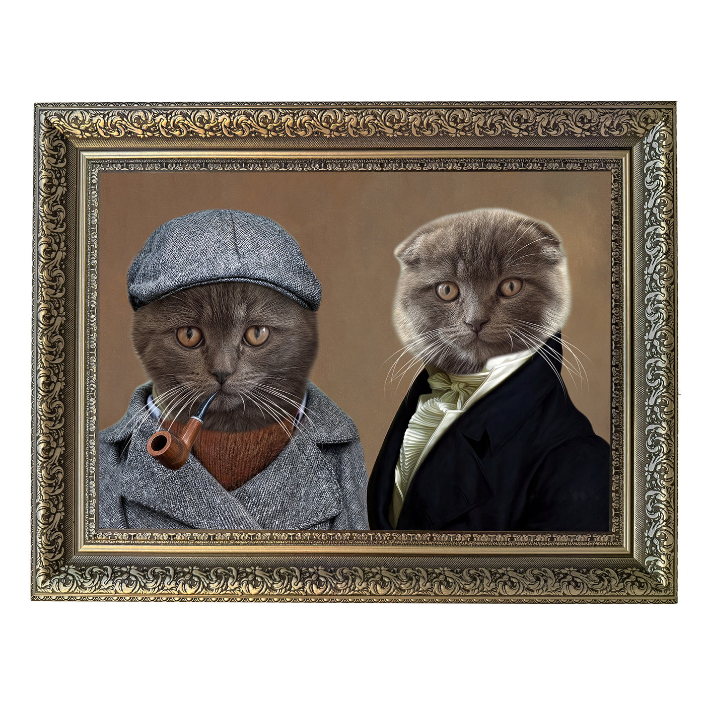 Victorian Duo - Custom Pet Portrait