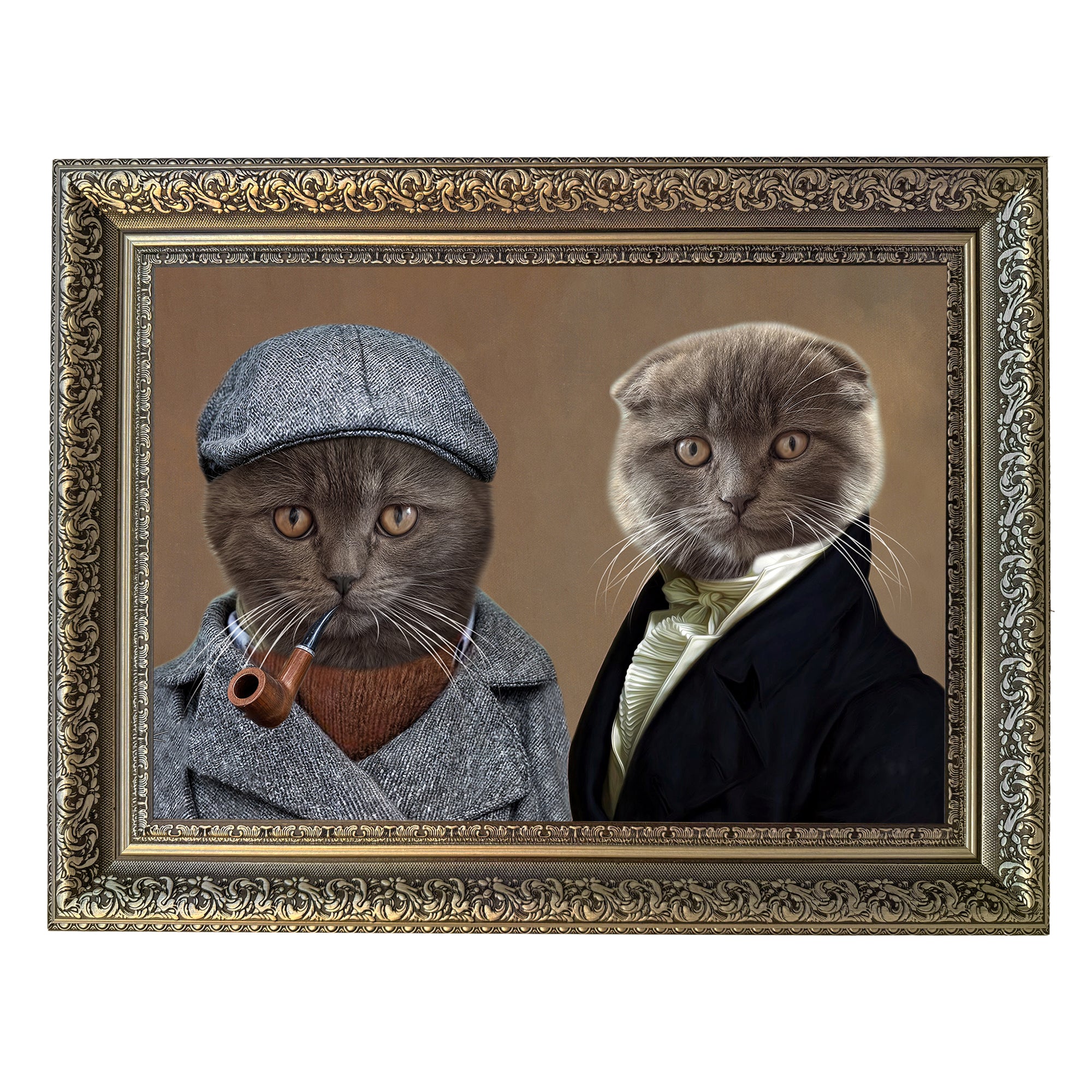 Victorian Duo - Custom Pet Portrait