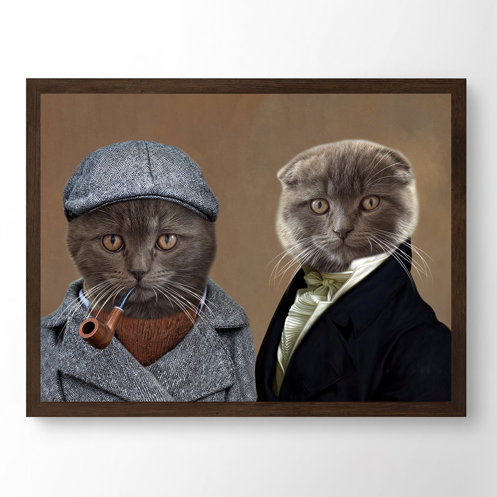 Victorian Duo - Custom Pet Portrait