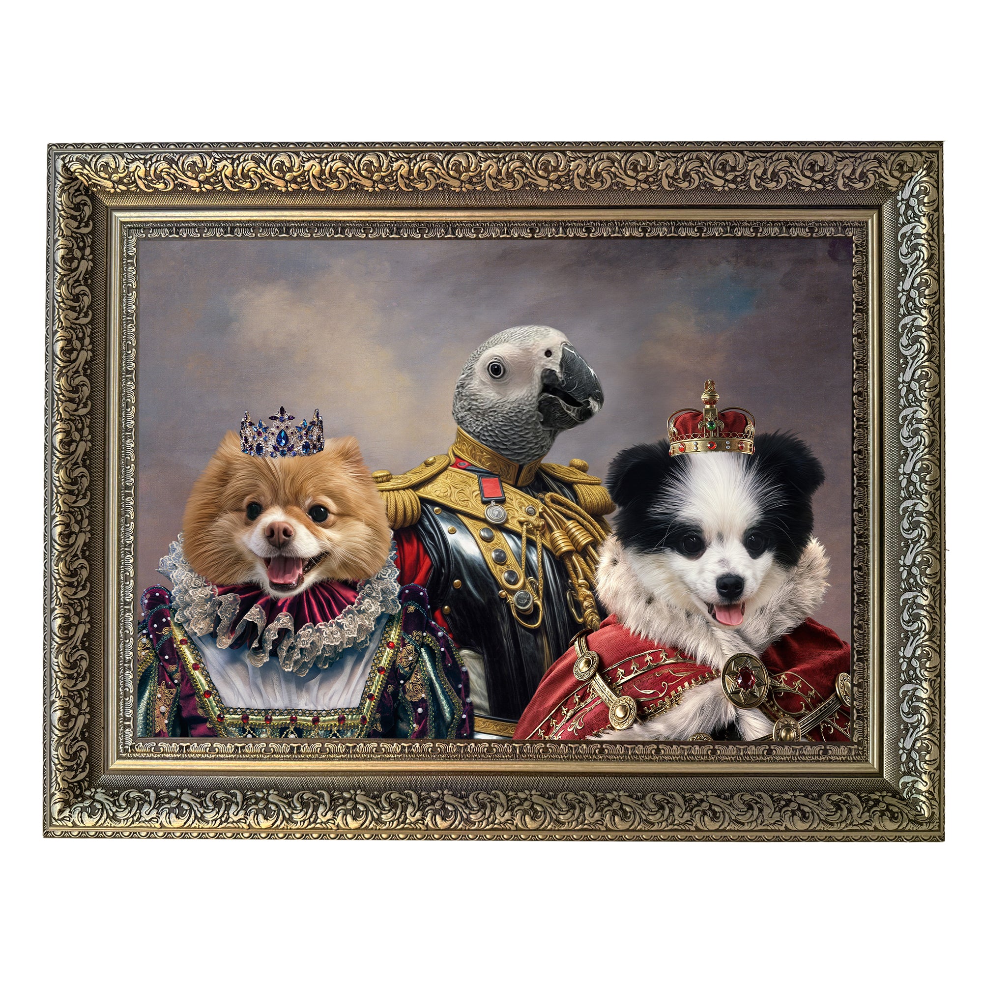 The Royal Court of Whimsy - Custom Pet Portrait