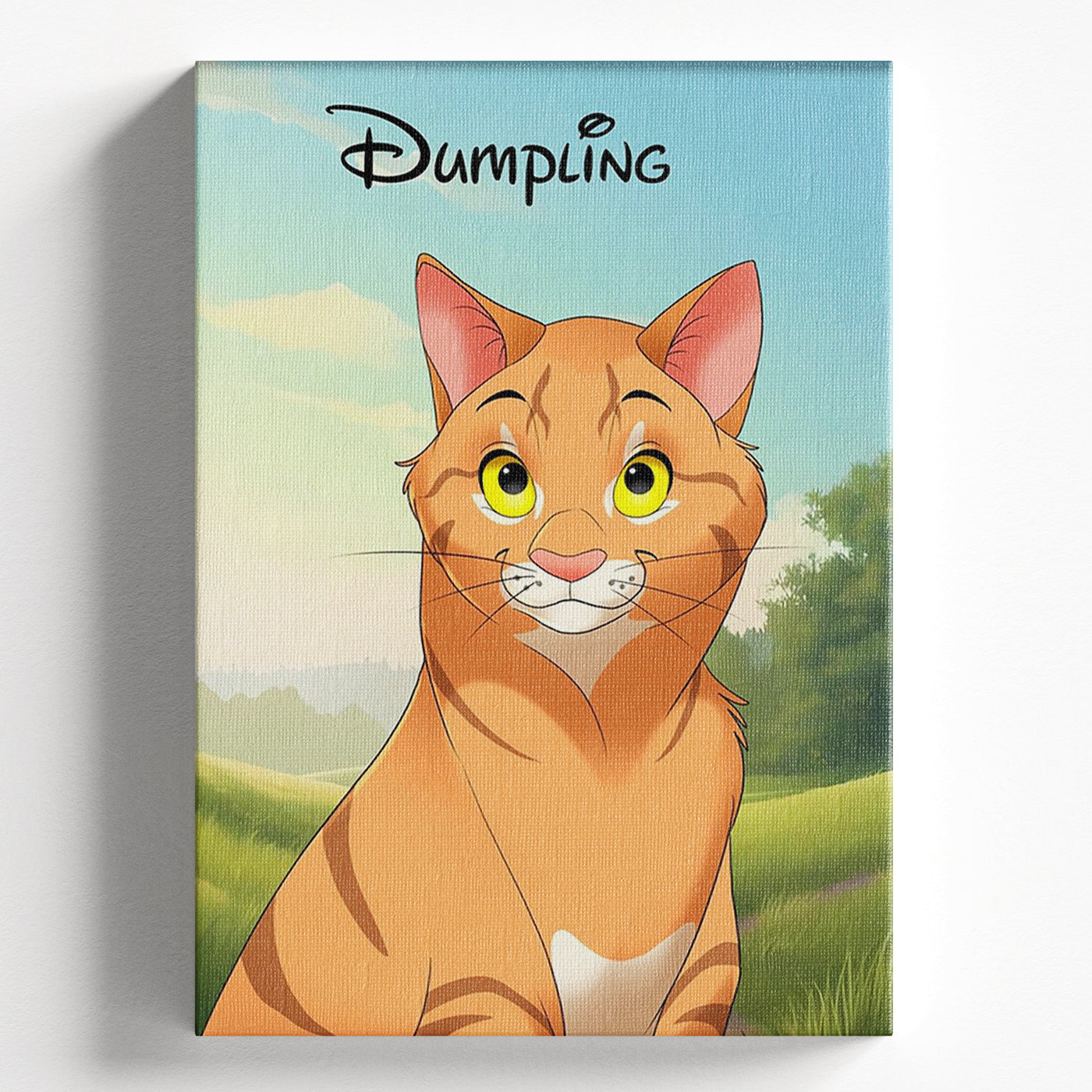 Greenery Disney Art - Custom Pet Portrait