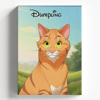 Greenery Disney Art - Custom Pet Portrait