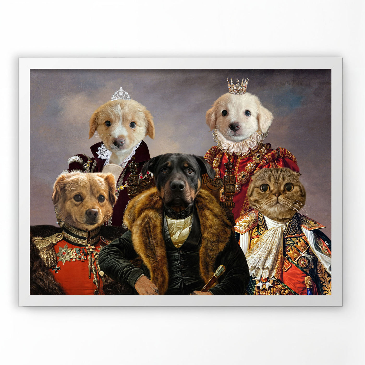 The Grand Aristopets - Custom Pet Portrait