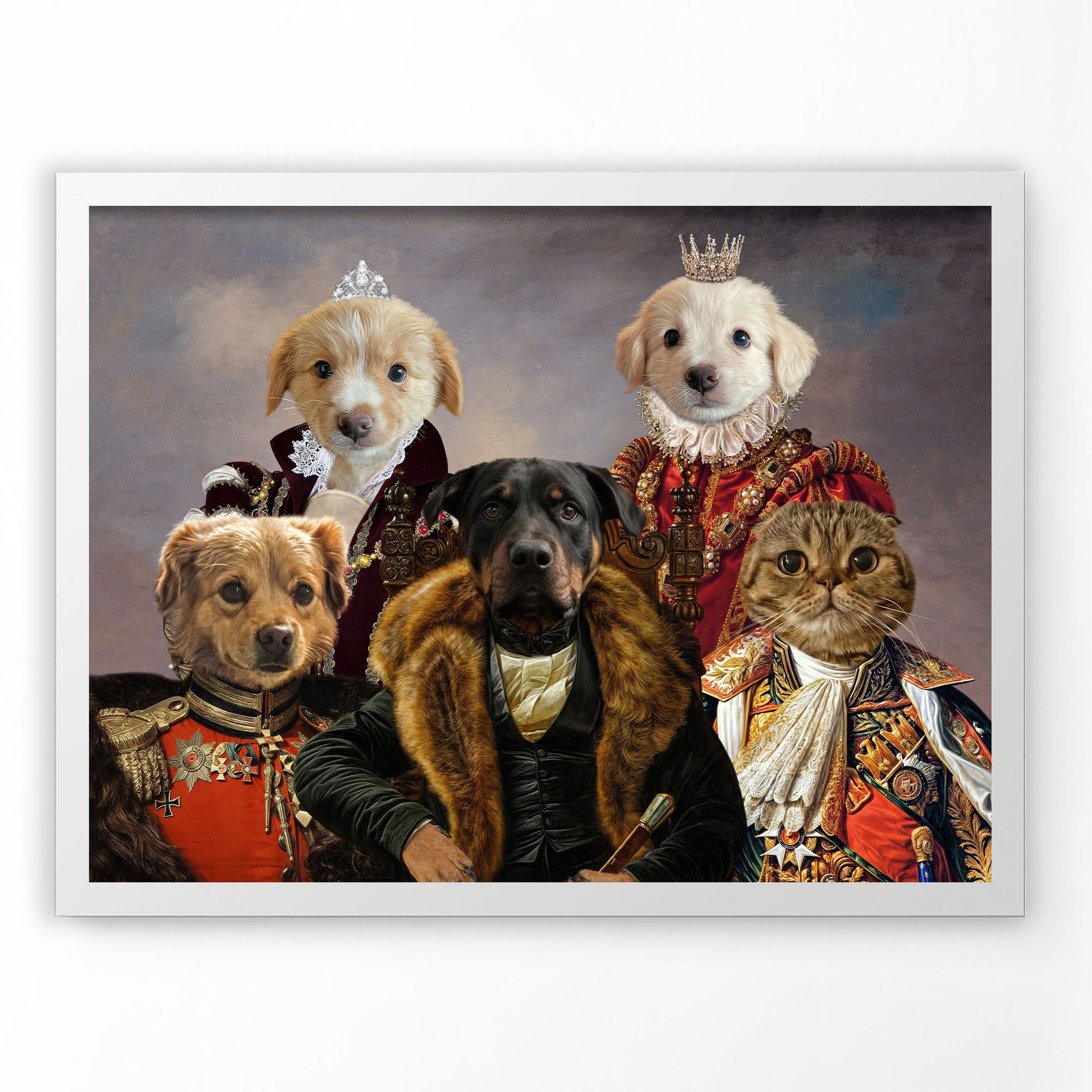 The Grand Aristopets - Custom Pet Portrait