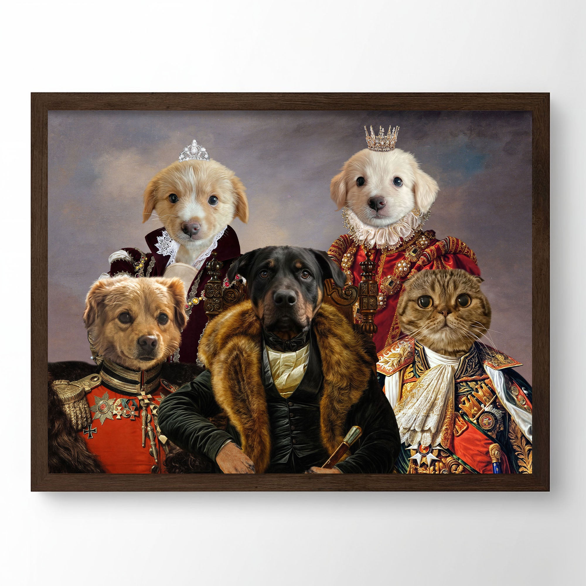 The Grand Aristopets - Custom Pet Portrait