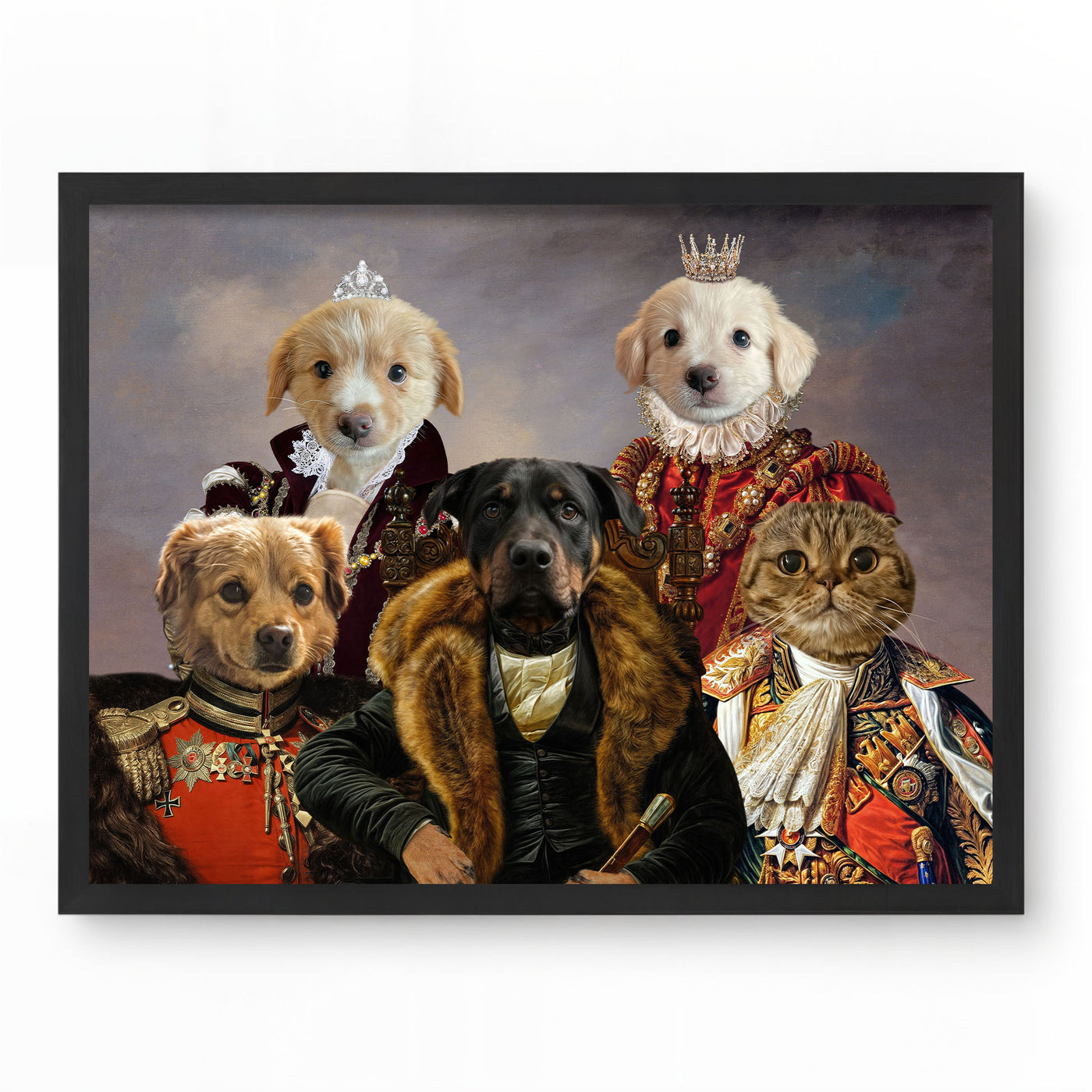 The Grand Aristopets - Custom Pet Portrait