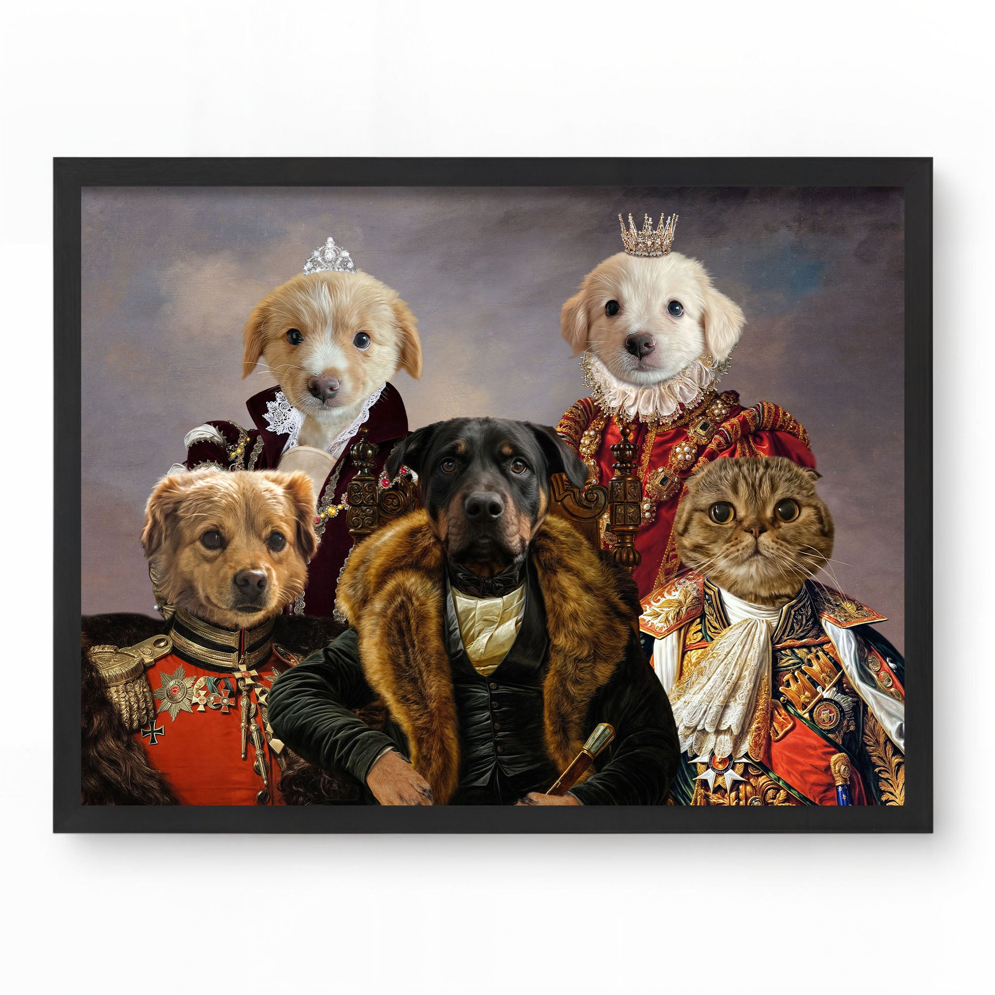 The Grand Aristopets - Custom Pet Portrait