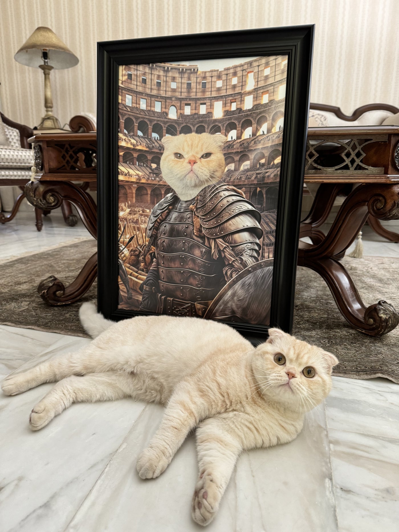 The Gladiator - Custom Pet Portrait