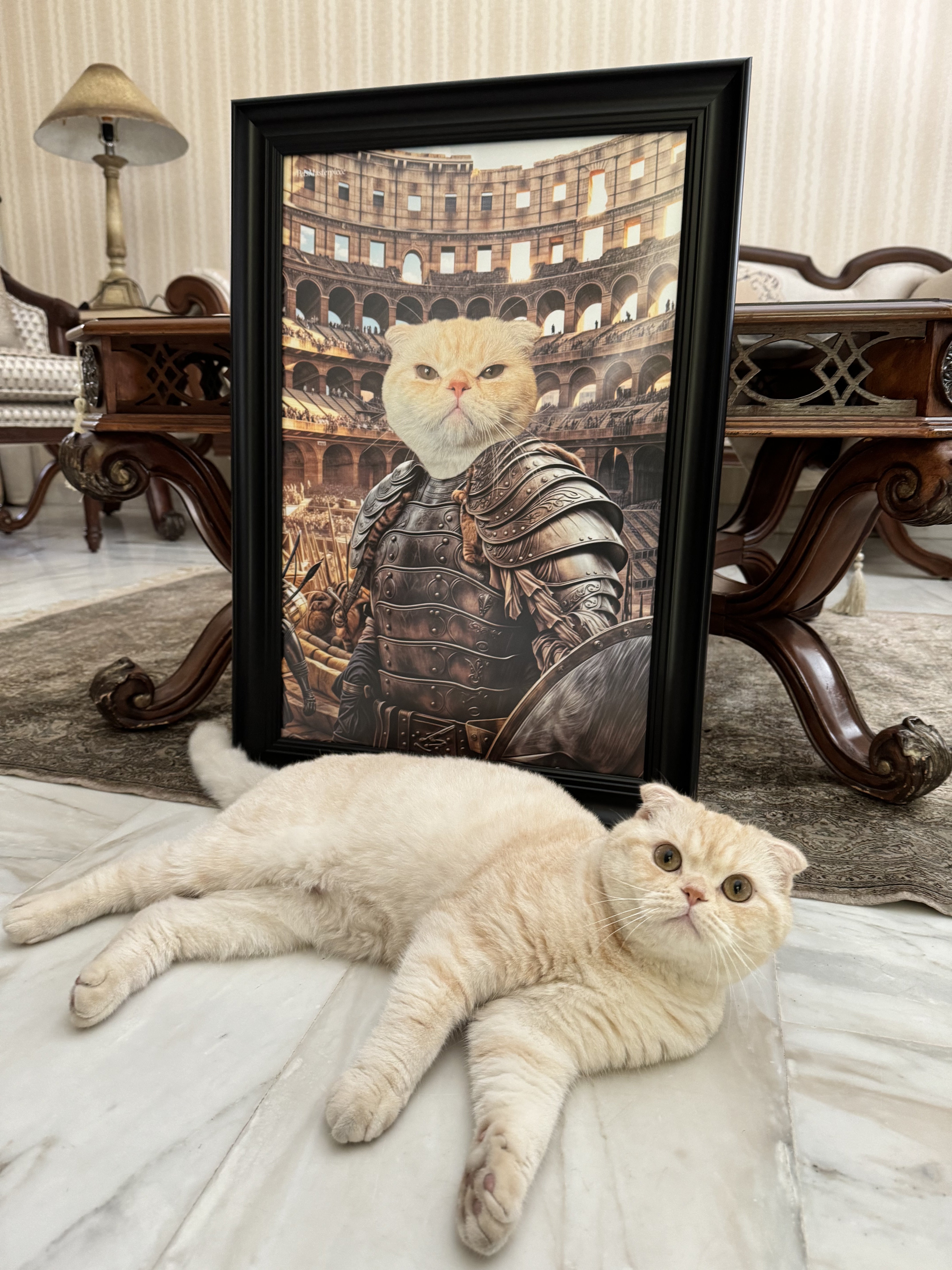 The Gladiator - Custom Pet Portrait