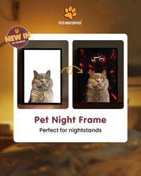 Night Light LED Pet Portrait