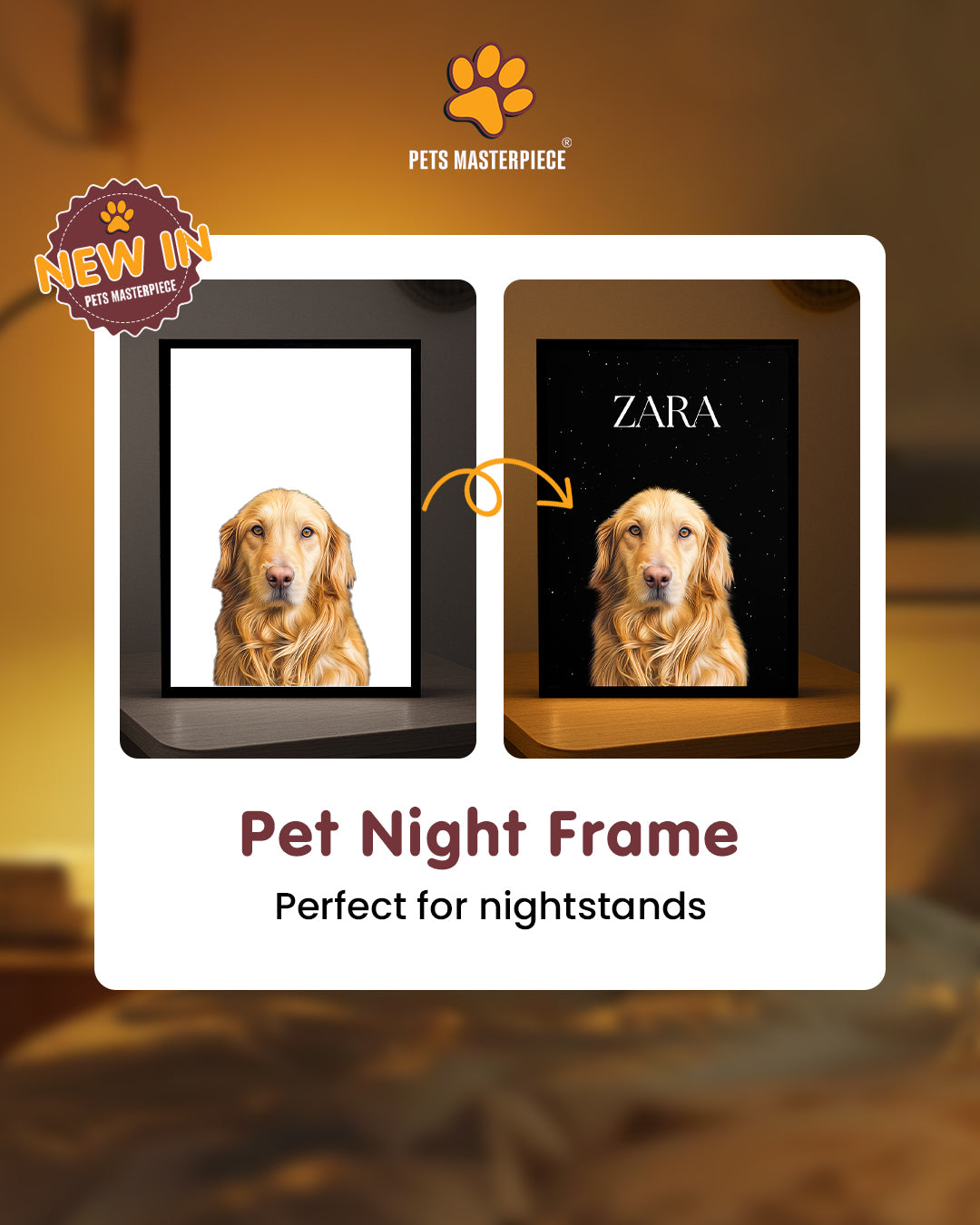 Night Light LED Pet Portrait