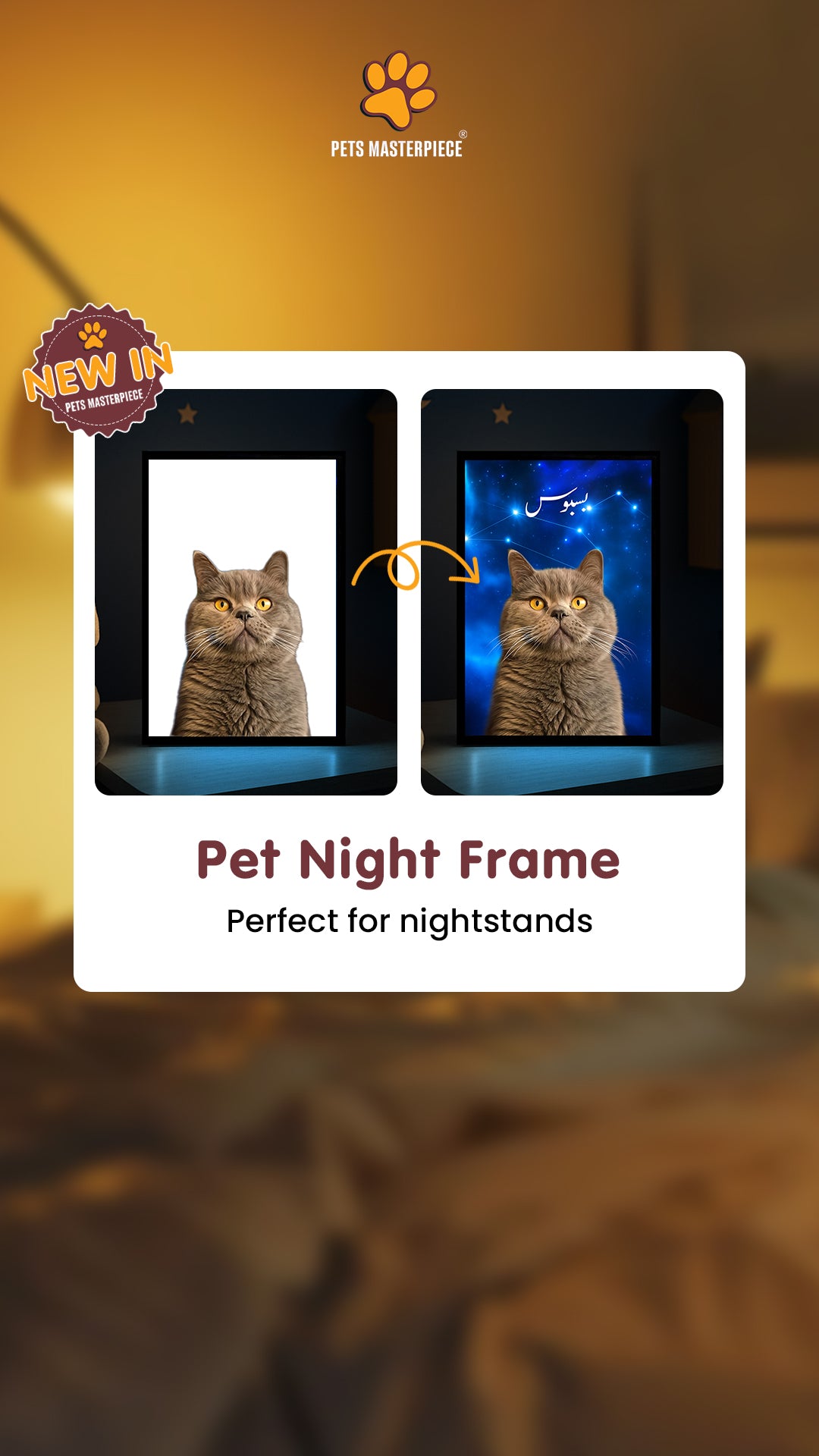 Night Light LED Pet Portrait
