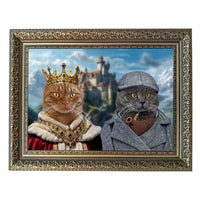 The Crown & The Clue - Custom Cat Portrait