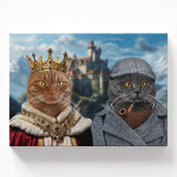 The Crown & The Clue - Custom Cat Portrait