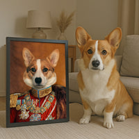 Captain Floofer - Custom Pet Portrait