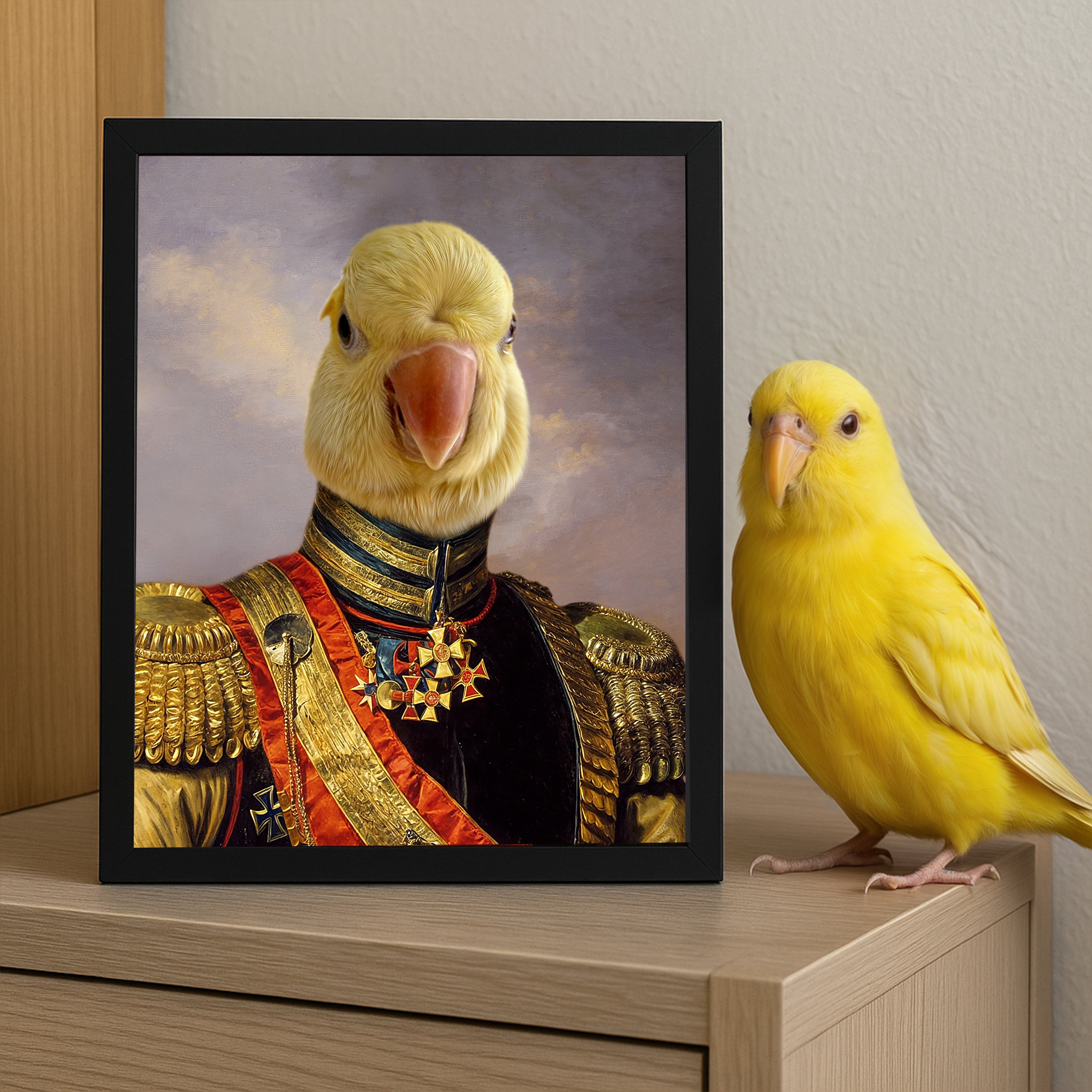 The Gallant Guardian - Custom Pet Portrait