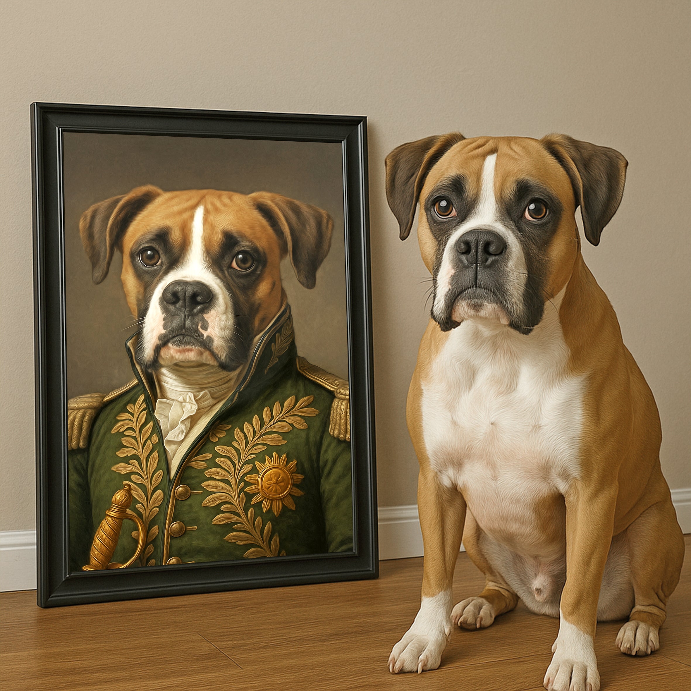 Commander Barkwood - Custom Pet Portrait