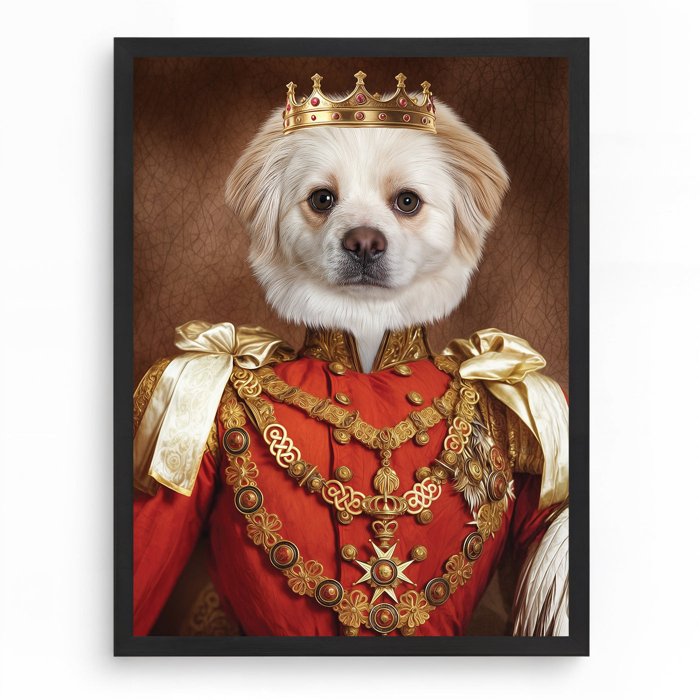 Emperor Waggleton - Custom Pet Portrait