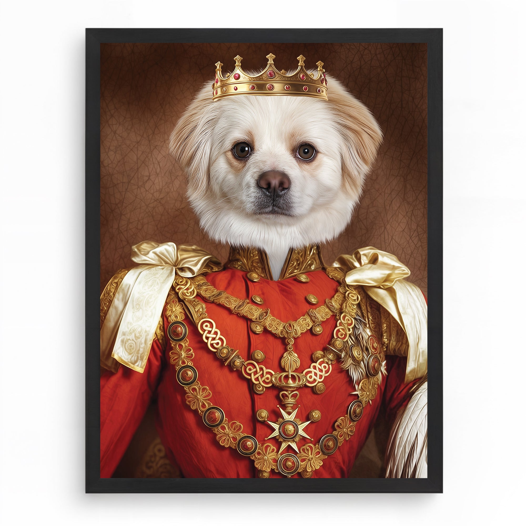 Emperor Waggleton - Custom Pet Portrait
