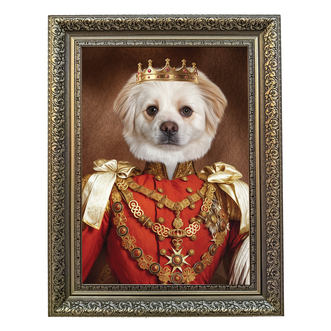 Emperor Waggleton - Custom Pet Portrait