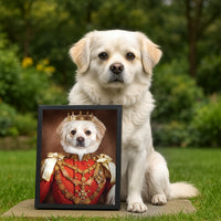Emperor Waggleton - Custom Pet Portrait