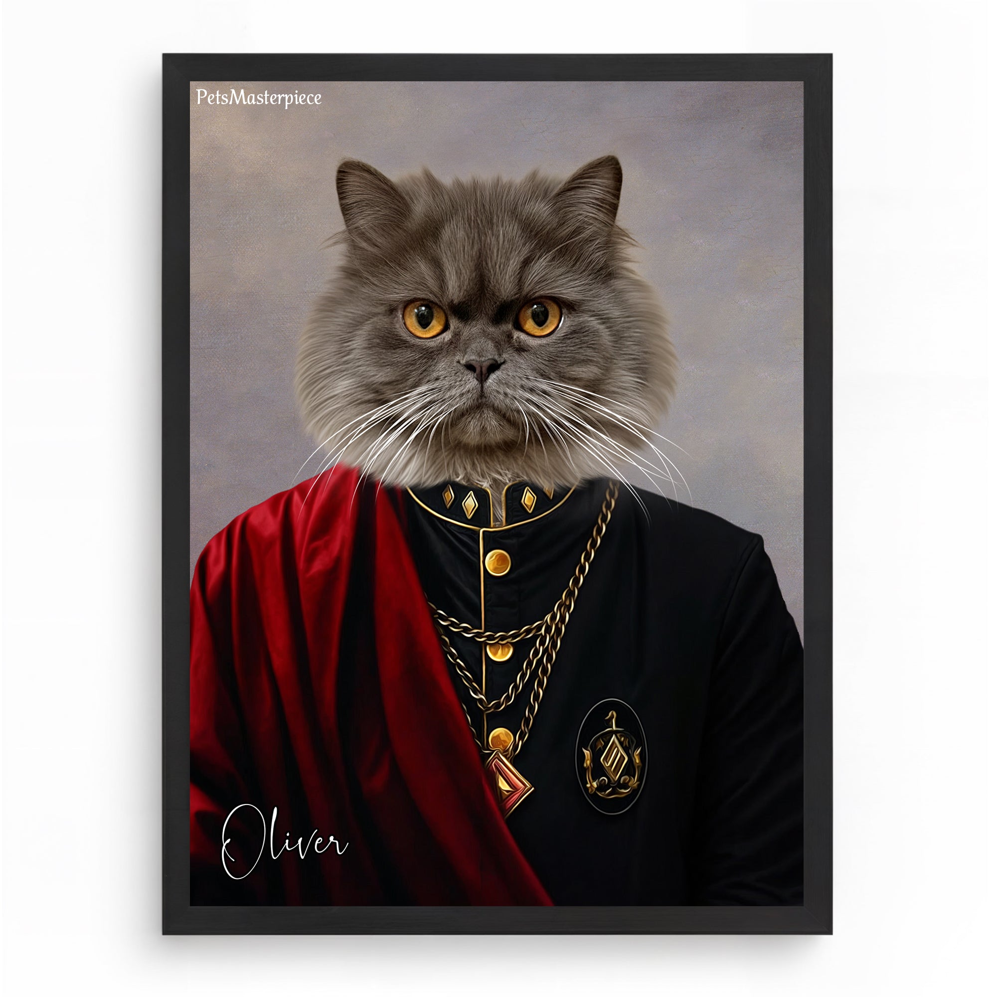 The Midnight Noble – Custom Pet Portrait