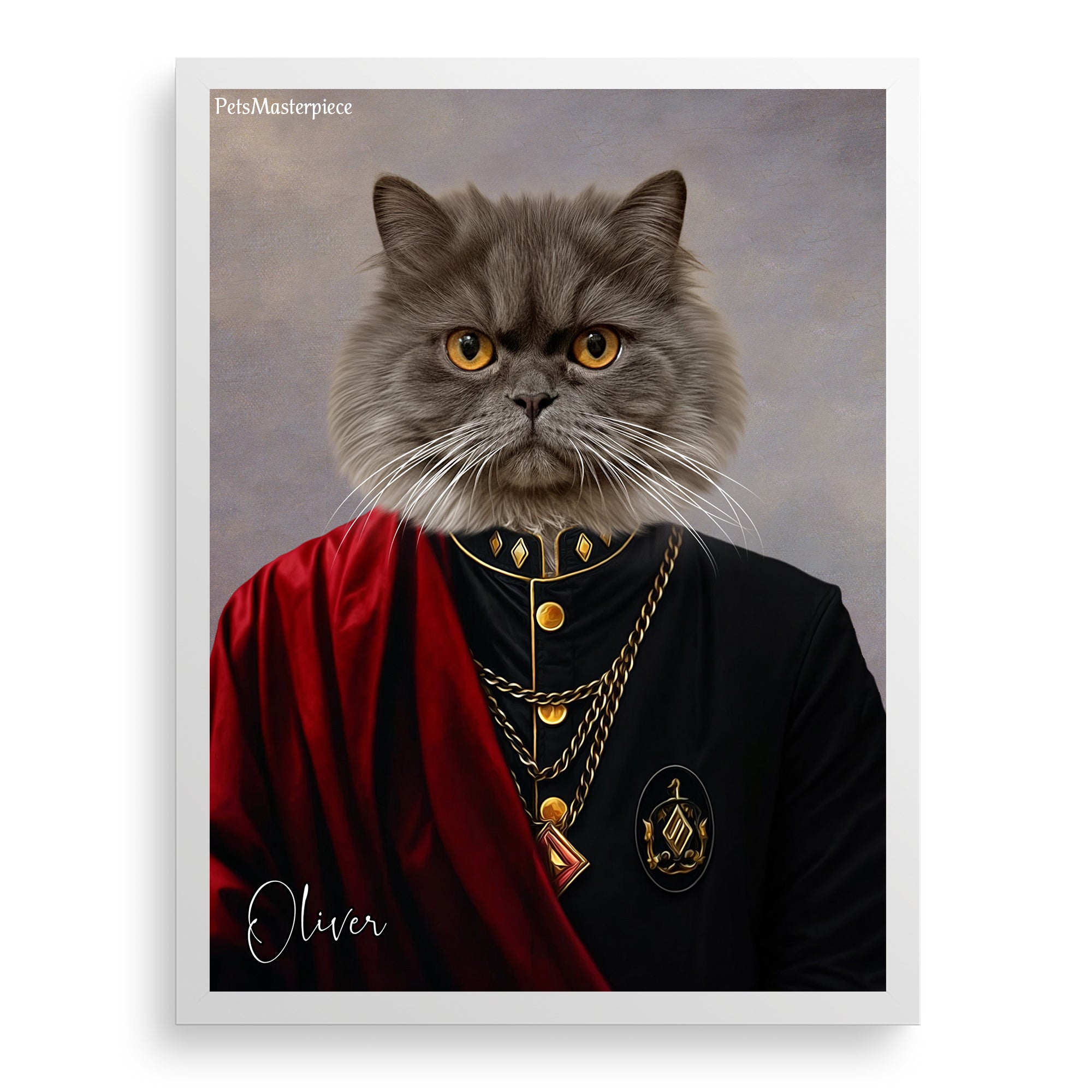 The Midnight Noble – Custom Pet Portrait