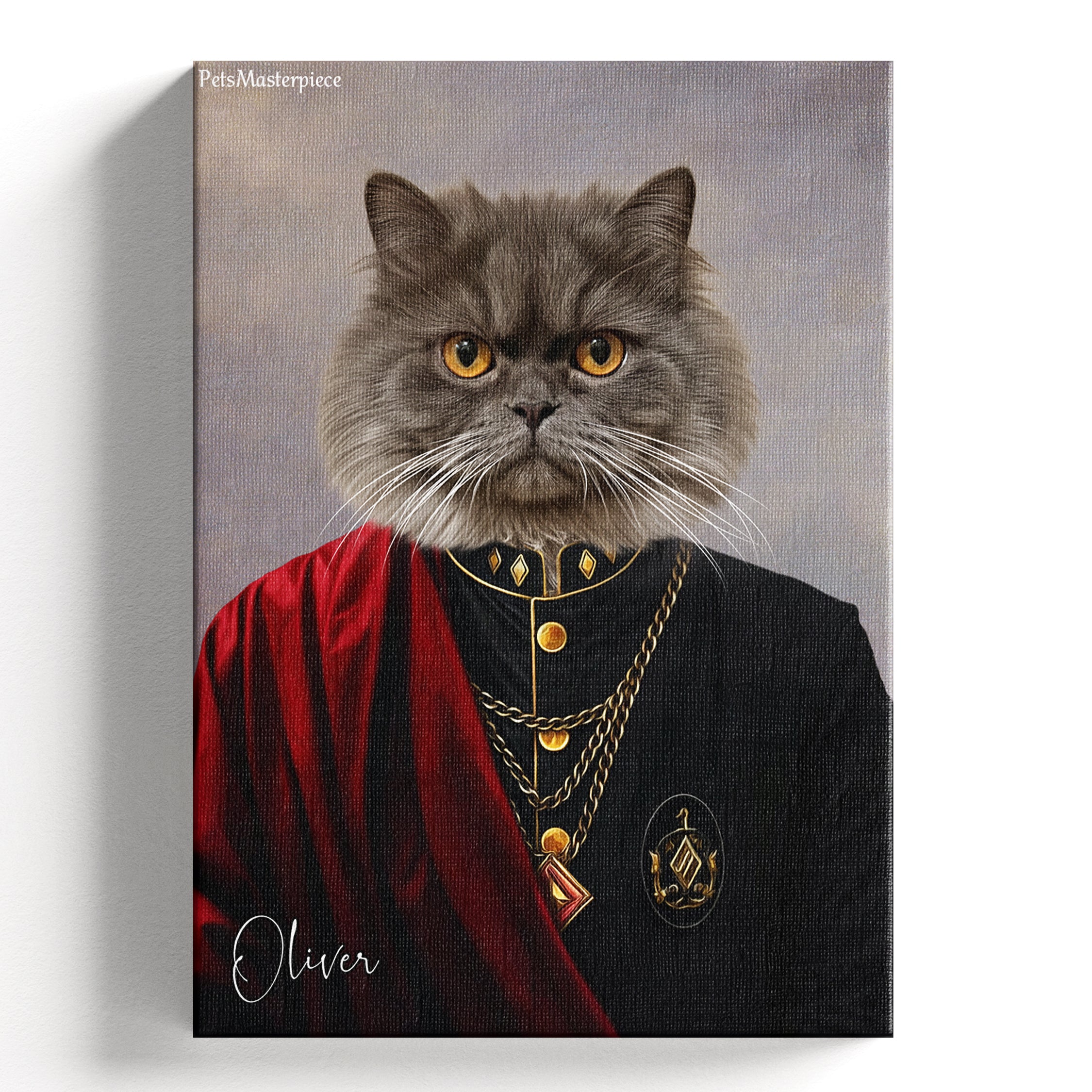 The Midnight Noble – Custom Pet Portrait